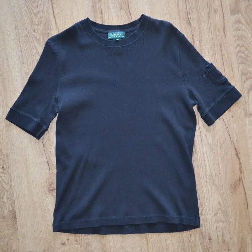 Lauren Ralph Lauren Black Top